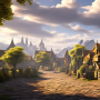 create-a-vibrant-and-atmospheric-image-of-a-medieval-village-called-oakshire--the-mood-in-the-villa.png